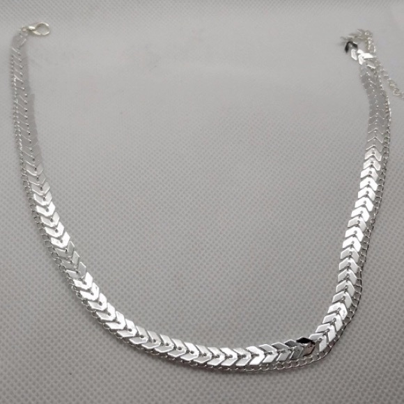 3/$30 Silver or Gold Color Double Choker Necklace - Picture 4 of 4